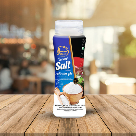 Jazaa Refined Salt Jar 500 gm